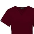 thumbnail image 5 of Uniforme de enfermería jinwen transpirable cómodo para Mujeres Set de Top y pantalones Jogger Rojo oscuro M, 5 of 5