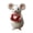 B, variant on Handmade Valentine Felt Mice Ornament - Holding Heart, Flower, or Balloon, 3.15 Inch Soft Decor for Desk, Nursery, Shelf, Cute Valentine's Day Gift& Home Accent