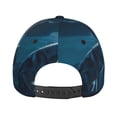 thumbnail image 4 of Xecao Lonely Night Wolf for Baseball Cap: Unisex, crafted from classic polyester twill fabric, featuring a soft unconstructed design, 4 of 5