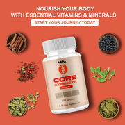 Core Strength Daily Health Management Support, CoreStrength Maximum Overall Health Supplement (60 Capsules)