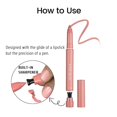thumbnail image 3 of 6 Colors Lip Pencil Set Waterproof Long-lasting Lip Liner Matt Lipstick Pen, 3 of 5