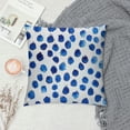 thumbnail image 2 of PIKWEEK Decorativepillows Case Throw Pillows CoversNavy Paint Blue Watercolor Polka Dot Watercolour Brushstroke Sofa Cushion Cover Pillowcase Bed Car Living Home Multiple specifications&nbsp;, 2 of 5