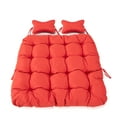 thumbnail image 5 of LeisureMod Wicker 2 Person Double Folding Hanging Egg Swing Cushion, 5 of 8