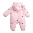 thumbnail image 6 of Newborn Infant Baby Boy Fall Jumpsuit Letter Embroidery Romper, 6 of 9