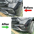 thumbnail image 5 of Front Bumper Spoiler Splitter Air Vent Fog Lamp Grille Trim For Mercedes-Benz GLC-Class X254 GLC260 300 AMG 2023 2024, 5 of 7