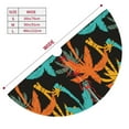 thumbnail image 3 of Cauagu 30" Christmas Tree Skirt Palm Trees Pattern Christmas Tree Decorations Tree Mat for Xmas Decorations Occasion Holiday Home Decor -30", 3 of 7