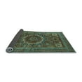 thumbnail image 2 of Ahgly Company Indoor Square Abstract Light Blue Modern Area Rugs, 3' Square, 2 of 4