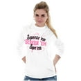 thumbnail image 3 of Squeeze Screen Save 'Em Breast Cancer Women Plus Size Long Sleeve Graphic Tee Brisco Brands 3X, 3 of 5