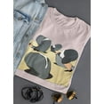thumbnail image 3 of Gray Suit Ostritches T-Shirt Women -Wilfred Hildonen Designs, Female Small, 3 of 4