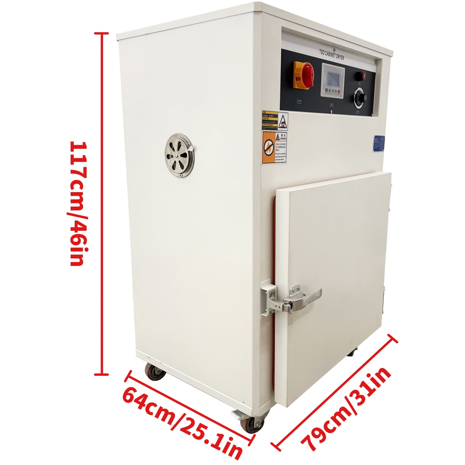 220V 3-Phase Plastic Granule Box-type Dryer Engineering Plastic Particle Cabinet Dryer