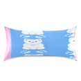 thumbnail image 3 of Happy Cat Faces Satin Pillowcase 20''x30'' Double-Sided Print Soft Wrinkle Resistant, 3 of 9