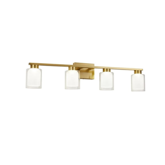 AC7394BR Artcraft Lighting Saville - 72W 4 LED Bath Vanity-7.5 Inches Tall and 7 Inches Wide-Brass Finish