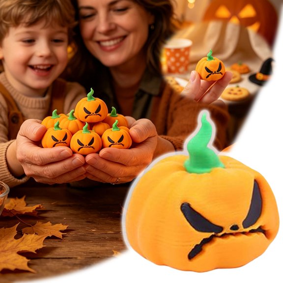 Ailezt Halloween Decor Desktop Pumpkin Ornament For Seasonal O' Figurine For Desk Or Home Display Unique Autumn