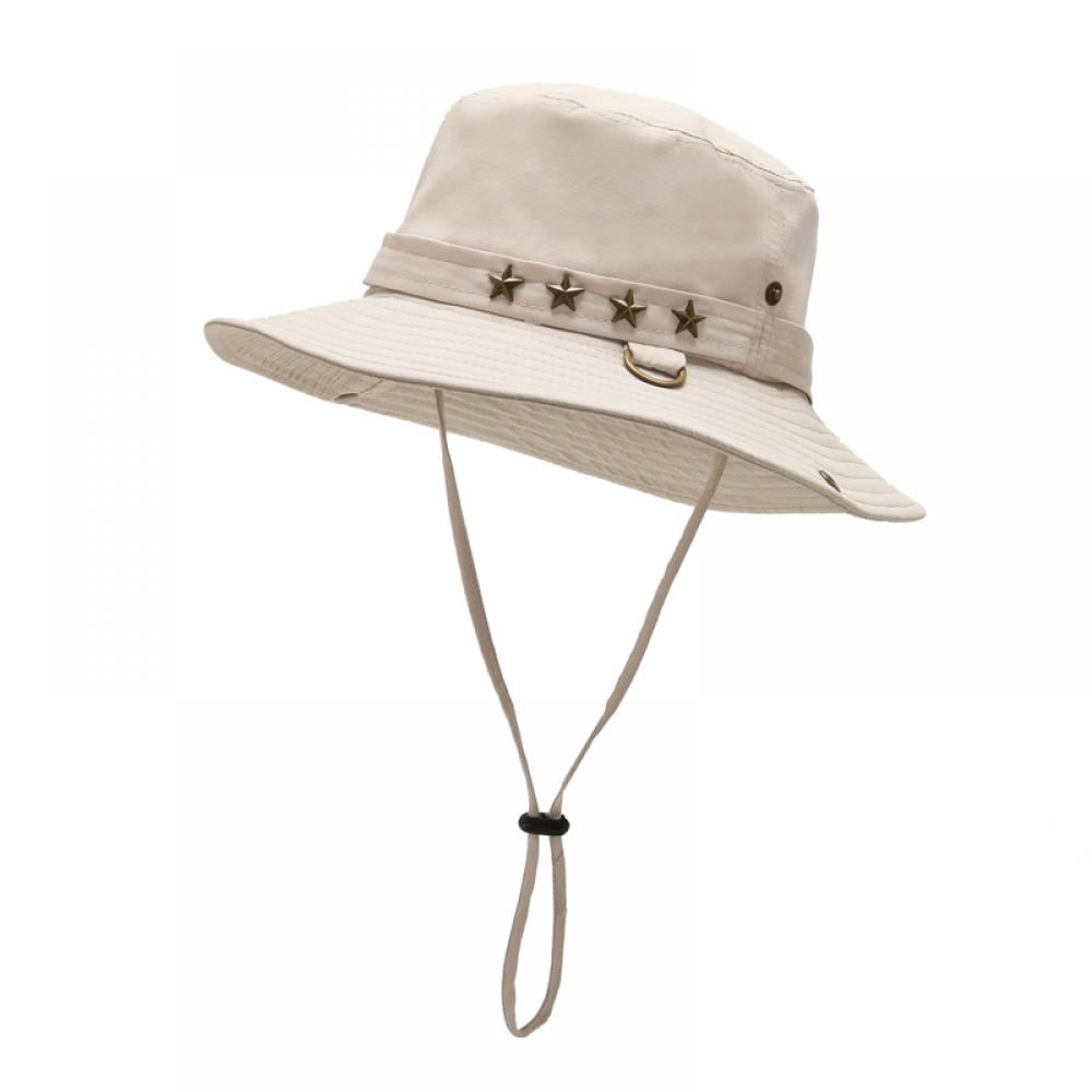 Mens Womens Wide Brim Summer Bucket Hat 