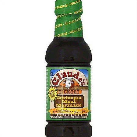Claude's Hickory Barbeque Meat Marinade, 16 fl oz, (Pack of 6)