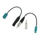 thumbnail image 2 of Adaptador aéreo de antena de coche, Cable conector de clavija Universal Fakra Z a DIN para receptor de reproductor multimedia estéreo HD CD, 2 of 8