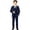 Blue, variant on Win s Way 5-Piece Young Gentleman Formal Suit with Tailored Jacket and Pants Set for Wedding Ring Bearer