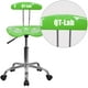 thumbnail image 1 of Silla de Oficina Flash Furniture Verde Manzana Giratoria LF-214-APPLEGREEN-TXTEMB-VYL-GG, 1 of 1