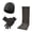 Dark Gray, variant on Winter Hats for Men Adult Beanie Scarf and Gloves 3 Piece Set Thick Warm Thermal Ribbed Knit Skull Cap Neck Warmer Scarf Touchscreen Gloves Cold Weather Gear Everyday Casual Apparel Essentials