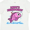 thumbnail image 4 of Inktastic Daddy's Fishing Buddy (pink) Boys or Girls Toddler T-Shirt, 4 of 5
