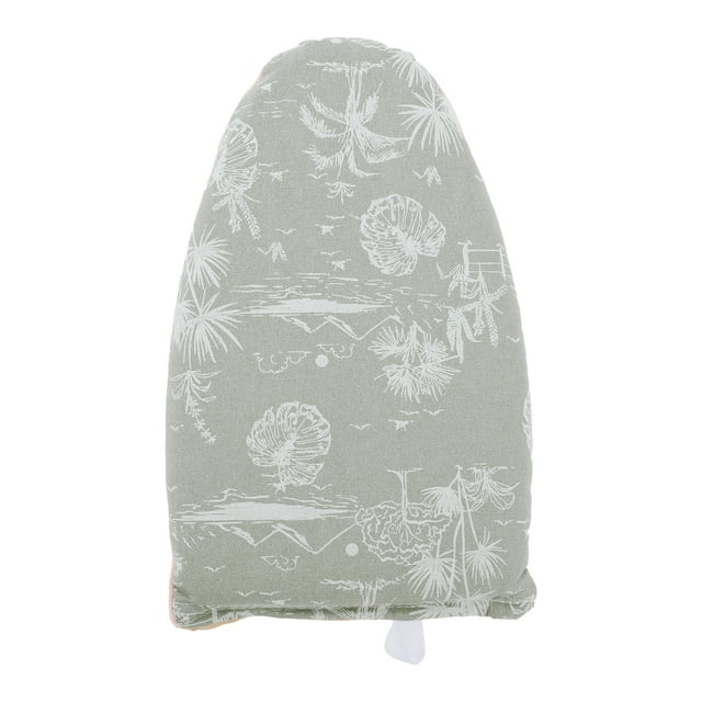Guantes de planchado para vaporizar prendas, tabla de planchar con patrón de bosque para ropa, gris