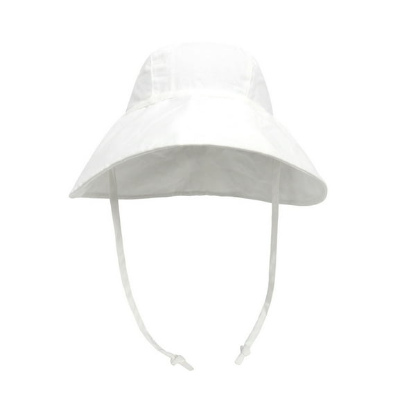 GDREDA Boys Knitted Hat Toddler Bucket Hat Solid Cap Boys Hat Baby Sun Hat Kids Beach Hats Wide Brim Outdoor Play For Boy And Girl White,2-7 Years