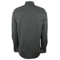 thumbnail image 2 of Men's Slim Fit Geometric Lines Long Sleeves Shirt-BLK-Small, 2 of 4