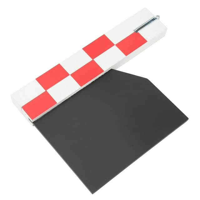 Film Director Clapper Board Professional Durable Movie Scene Clapboard with Built in Magnet for Video Production Film Rolls Camera Photography Density Board 25x18cm