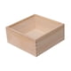 thumbnail image 2 of Caja de madera para guardar joyas, organizador de joyas, joyero de recuerdo con tapa 18cmx18cmx8cm, 2 of 9