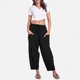 thumbnail image 1 of WILLBEST Pantalones de Playa Holgados de Verano para Mujer, de Color Liso, con Pierna Ancha, Cordón y Bolsillos: Pantalones Casuales y Relajados para Un Estilo Informal. Extra Grande, 1 of 8