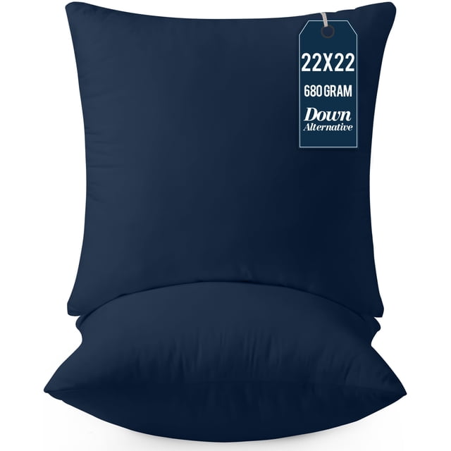 Juego de ropa de cama Insert Utopia de 2 unidades, color azul marino, 55 x 55 cm