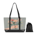 thumbnail image 7 of FORMRS Canvas Laptop Tote Bag for Women with 15.6" Computer Compartments Shoulder Handbag, Stars Flower, 7 of 7