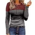 thumbnail image 2 of PVCS Women Bottons Crop Workout Dandelions Printing Lace Stitching Long Sleeve Tops, 2 of 5