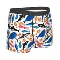 thumbnail image 2 of KLL Cute Sea Animals Men's Cotton Boxer Briefs Underwear-Medium, 2 of 8