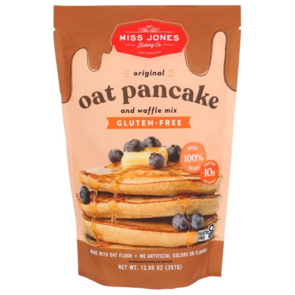 Miss Jones Baking Co. Gluten-Free Original Oat Pancake and Waffle Mix 13.99 oz