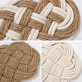 thumbnail image 5 of Thread Jute Table Mat Heat Resistant Thick Round Placemats for Kitchen Table, 5 of 6