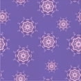thumbnail image 1 of Ahgly Company Machine Washable Indoor Square Transitional Purple Mimosa Purple Area Rugs, 4' Square, 1 of 7