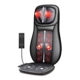 thumbnail image 1 of Neck & Back Massager with Heat Full Back Massage Chair Pad, Adjustable Neck Nodes, Rolling Massage, Seat Vibration Cushion, 1 of 5