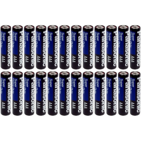 Panasonic Heavy Duty AAA Batteries X 24