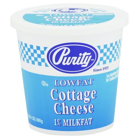 Purity 1 Milk Fat Cottage Cheese 24 Oz Walmart Com