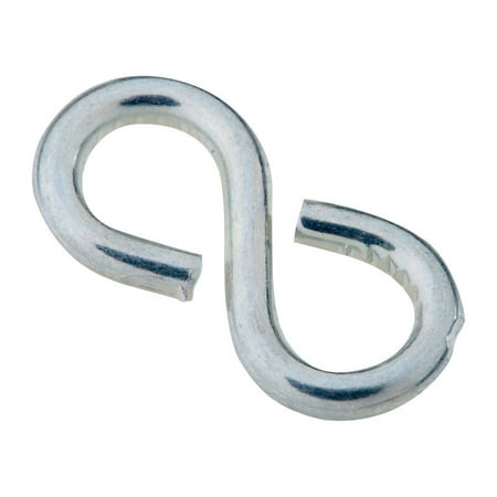 

National Hardware Zinc-Plated Silver Steel 7/8 in. L Closed S-Hook 1 pk