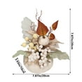 thumbnail image 2 of YIMWNYI Fall Decorations Simulated Pumpkin Maple Leaf Halloween Table Centerpiece, Thanksgiving Party Decor, Autumn Home Ornament, Decorative Props for Wedding and Events, 2 of 7