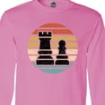 thumbnail image 4 of Inktastic Chess Player Retro Sunset Long Sleeve T-Shirt, 4 of 5