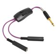 Ficarrico Tattoo Dual Interface Converter 6.35mm Audio Plug Silicone
