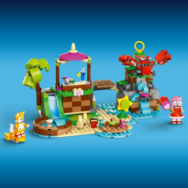 LEGO Sonic the Hedgehog Amy’s Animal Rescue Island 76992 Building Toy Set,  Sonic Adventure Toy with 6 Characters and Accessories for Creative Role