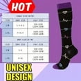thumbnail image 5 of 6 Pairs Medical Sport Compression Socks - 15-20mmhg Graduated Knee-High Support for Men & Women, Ideal for Soccer, Running, and Nurses, 5 of 8