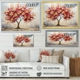 thumbnail image 4 of Designart "Maple In Golden Grace" Tree Maple Floater Framed Canvas Wall Art, 4 of 5