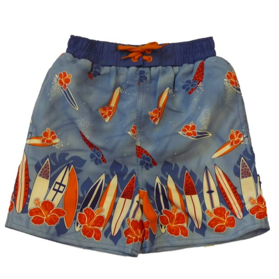 Boys Blue Surf Board Swim Trunks Board Shorts 5