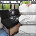 thumbnail image 6 of XYZCANDO Cool Skull RV Dinette Cushion Covers Comfortable RV Accessories for Inside Loveseat Sofa Chair Cover Furniture Protector Washable Sofa Covers for 2 Cushion Couch, 6 of 7