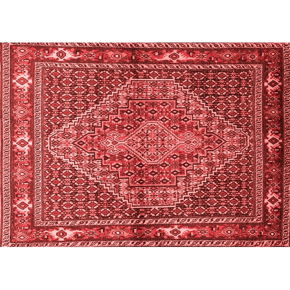 Ahgly Company Indoor Rectangle Persian Red Traditional Area Rugs, 6' x 9'